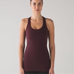 Lululemon Maroon Racerback Tank Top